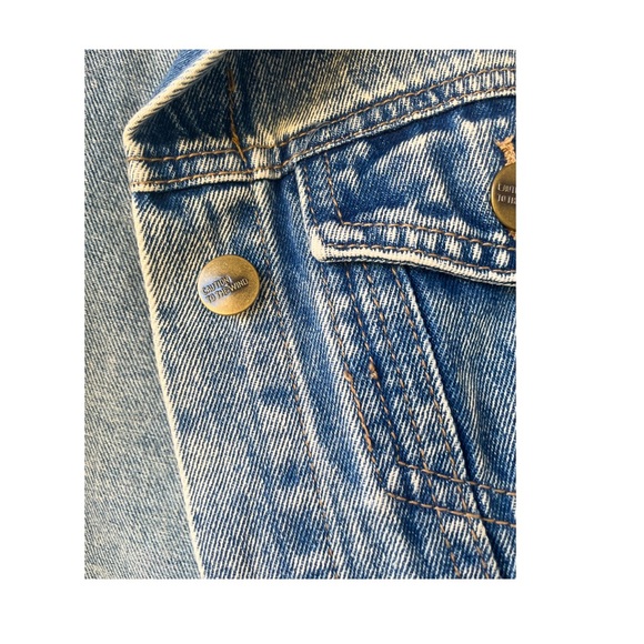 Caution To The Wind Light Blue Denim Jacket - Size M - Picture 2 of 7